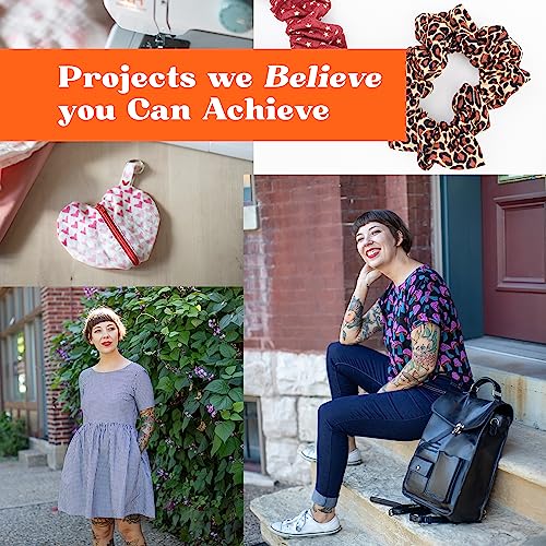 The Believe Beginner Sewing Machine By American Home Makes Sewing For Beginners Easy On Portable Small Sewing Machine With 12 Built-In Stitches, Automatic Stitch Control Plus Fun Decals, Ah600 #TOP5