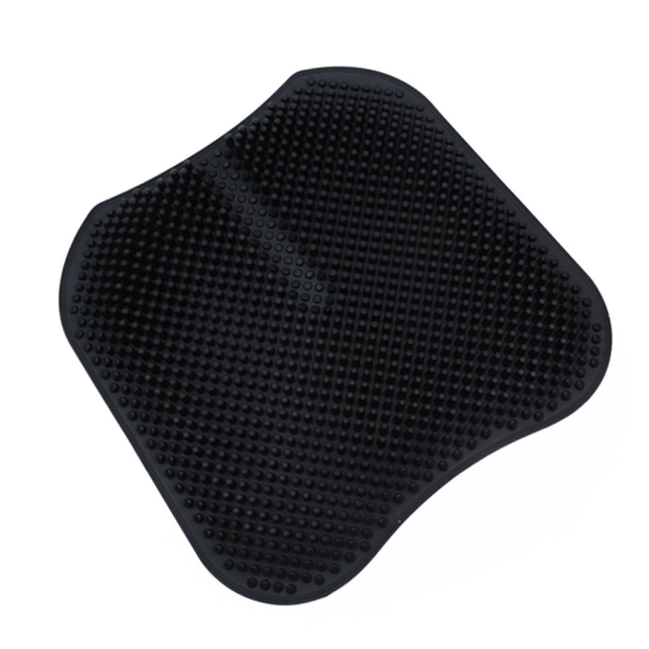 Cuscino Sedile Massaggiante in Silicone per Auto Nero | Traspirante, Antiscivolo e Confortevole, per Sedia o Panca, Design Pratico Unisex