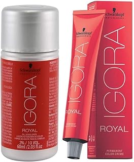 Kit Ox 3% 10V E Coloração 0-77 Schwarzkopf Igora Royal