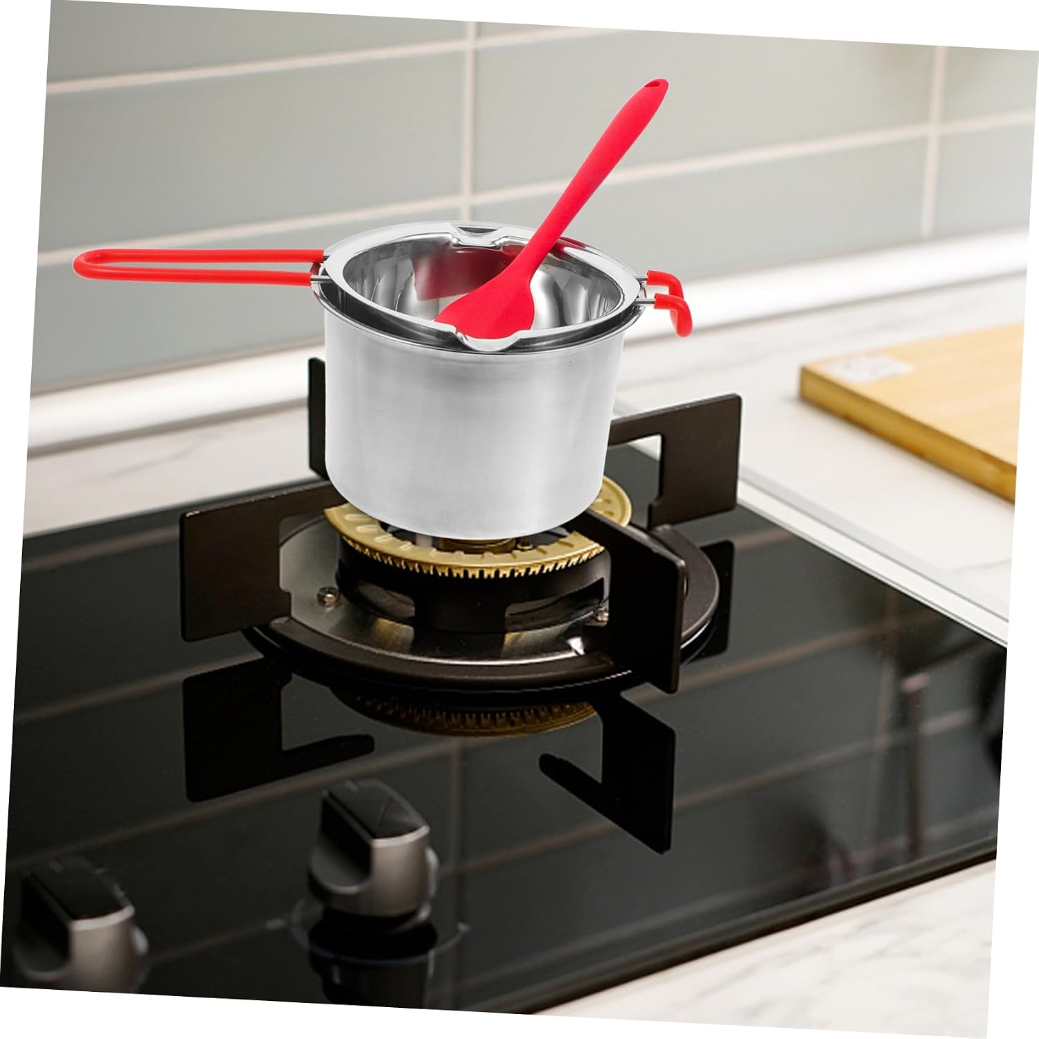 GLEAVI Melting Pot Double Boiler for Cooking Baking Candle Making Heat Milk Water Oil and More Easy to Use