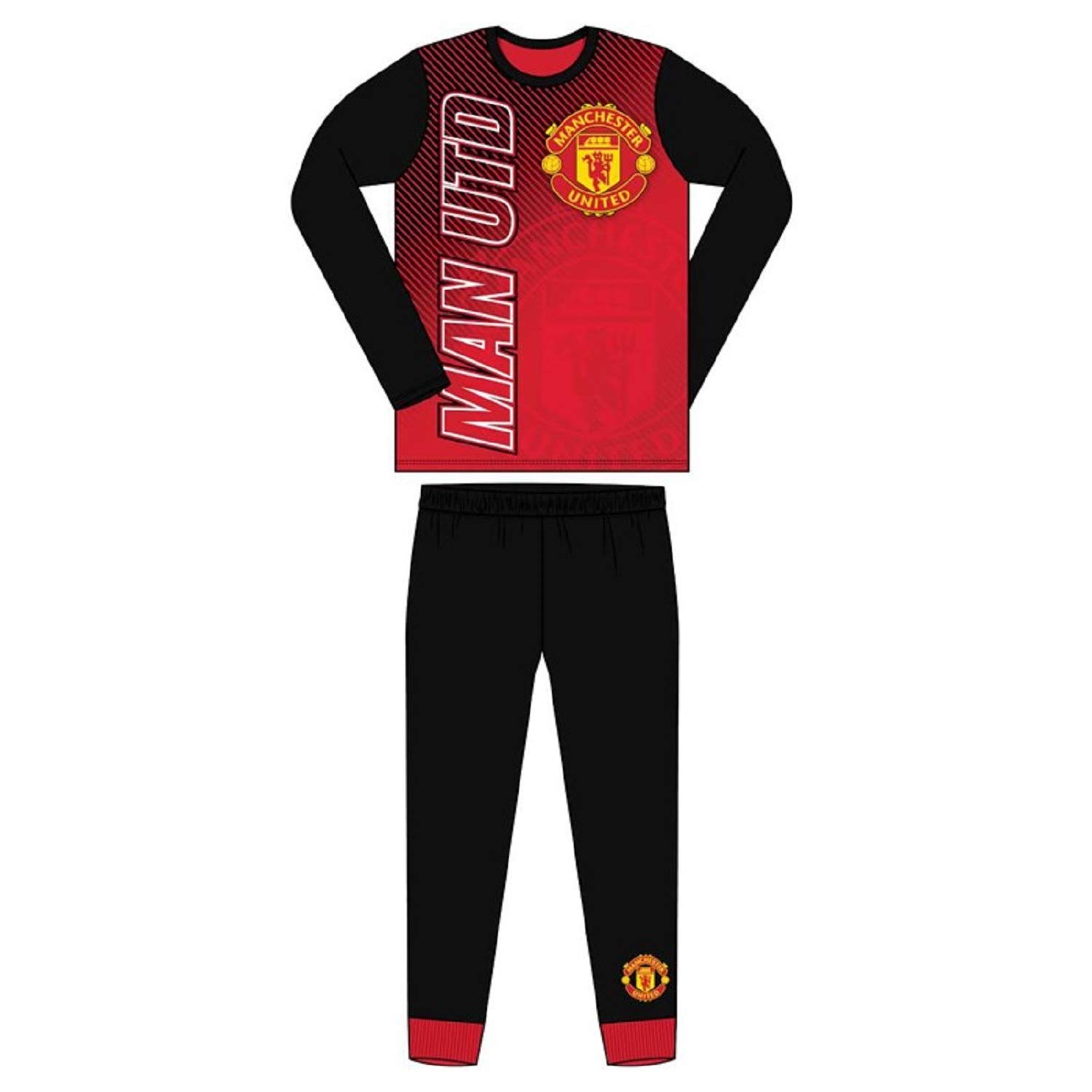 Tdp Textiles Red Manchester United Pyjamas, Kids Football Manchester United Nightwear Age 4-12 Years (9-10 Years)