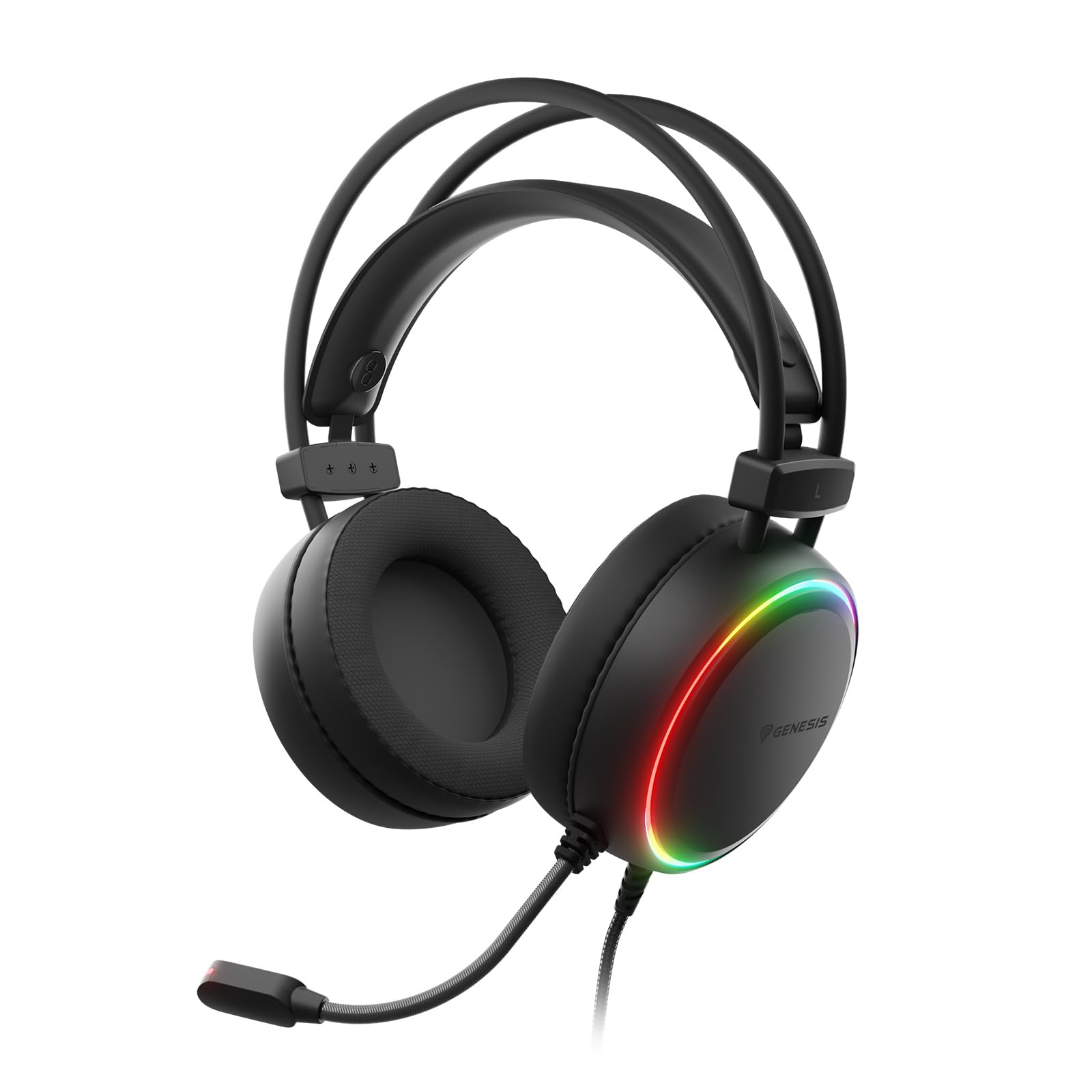 Genesis AURICULARES GAMING NEON 613 G2 2.0 RGB NEGRO