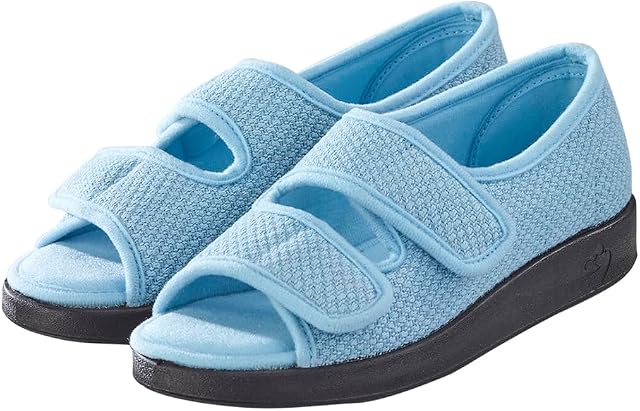 Silverts Women's Adjustable Sandals Extra Wide Diabetic Easy Closure Comfort Footwear for Swollen Feet