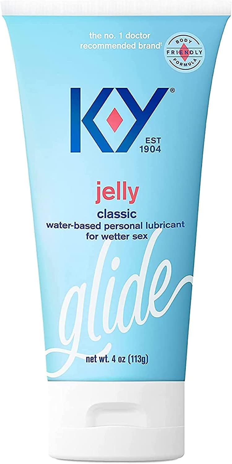 KY Jelly LUBRICATE 4 oz J&J Consumer Sector (Pack of 4)