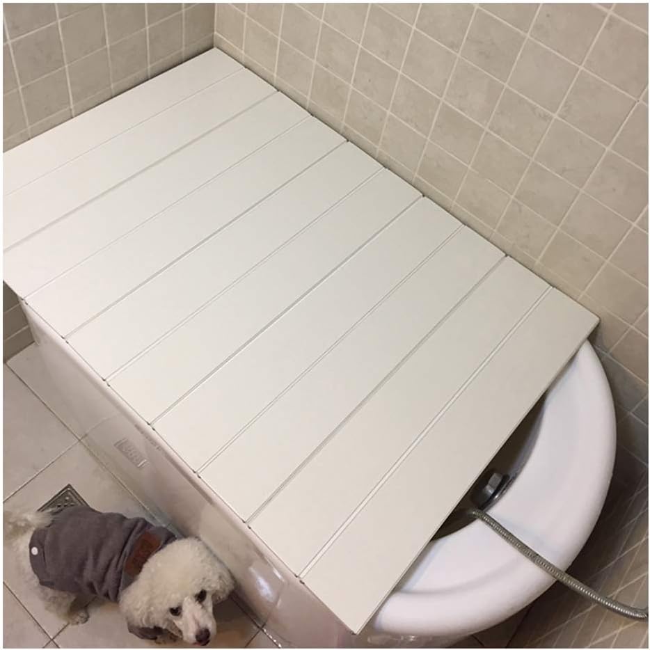 Bathtub Cover Bathtub Insulation Board Dust-Proof Cover Folding Bathroom Trays Bubble Baths Accessory Comfort Simple 23 Sizes (Color : White Size : 75cmx143cmx0.6cm) (White 75cmx165cmx0.6cm)