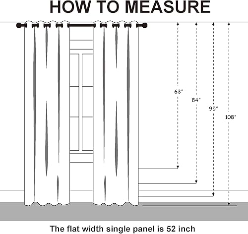 Miniatura 8 de Pleasant Boulevard - Cortinas de terciopelo para decoración interior de habitaciones y ventanas grandes, elegantes, estilo con ojales, 2 paneles de