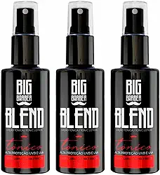 Kit 3x Produto Para Crescer Barba Loção Blend Big Barber