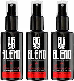Kit 3x Produto Para Crescer Barba Loção Blend Big Barber