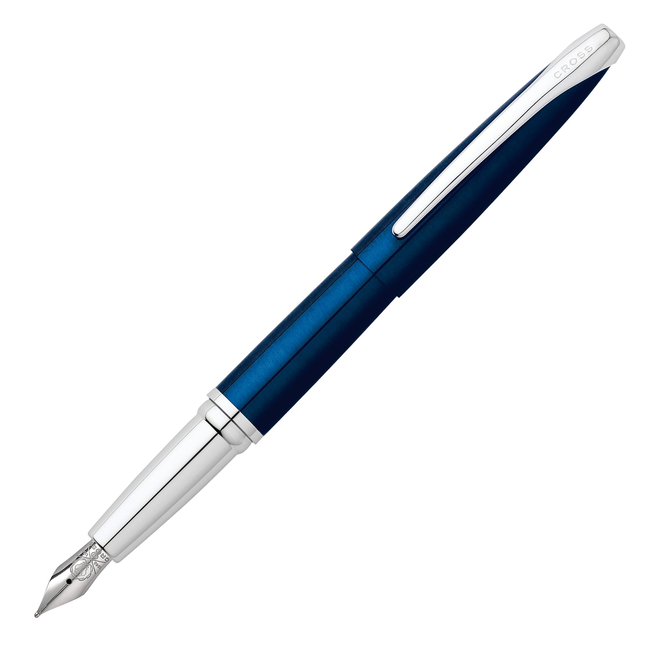 CROSS ATX Fine Nib Fountain Pen - Translucent Blue