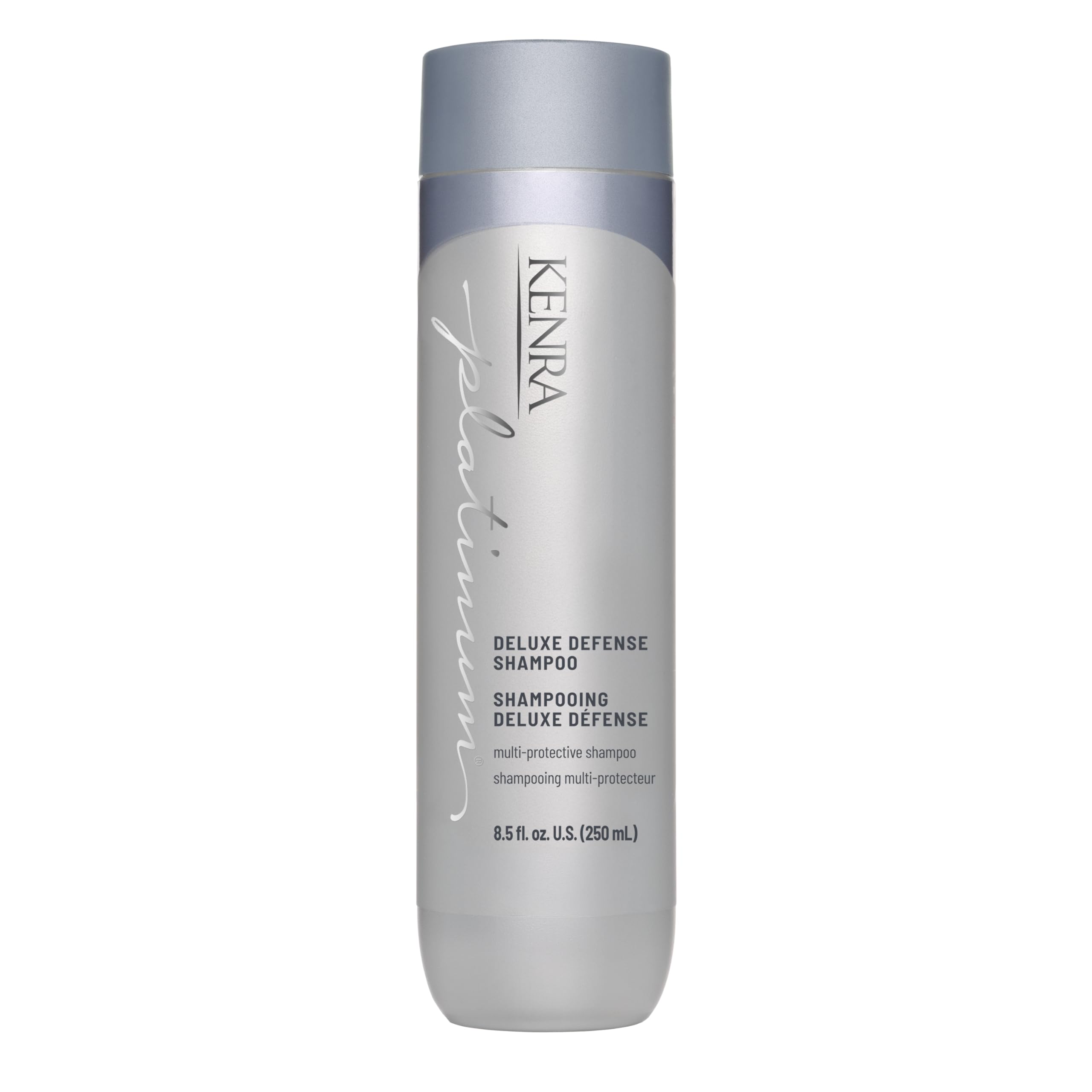 Kenra Platinum Deluxe Defense Shampoo | Strengthening + Breakage Prevention | Damage Repair | Shine Enhancing | Color Protecting | Sulfate Free | All Hair Types