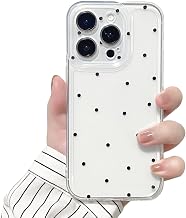 Lalulu iPhone 14 Case Polka Dot Pattern Korean Style Simple Cute Stylish Smartphone Case BP-200 (iPhone14)