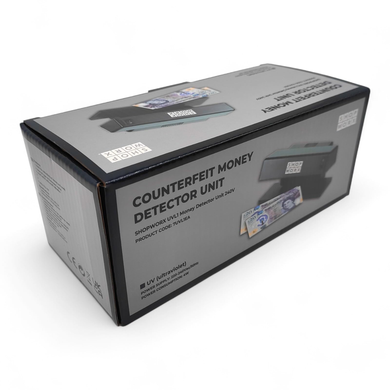 Sekura Black Counterfeit Money Detector Unit
