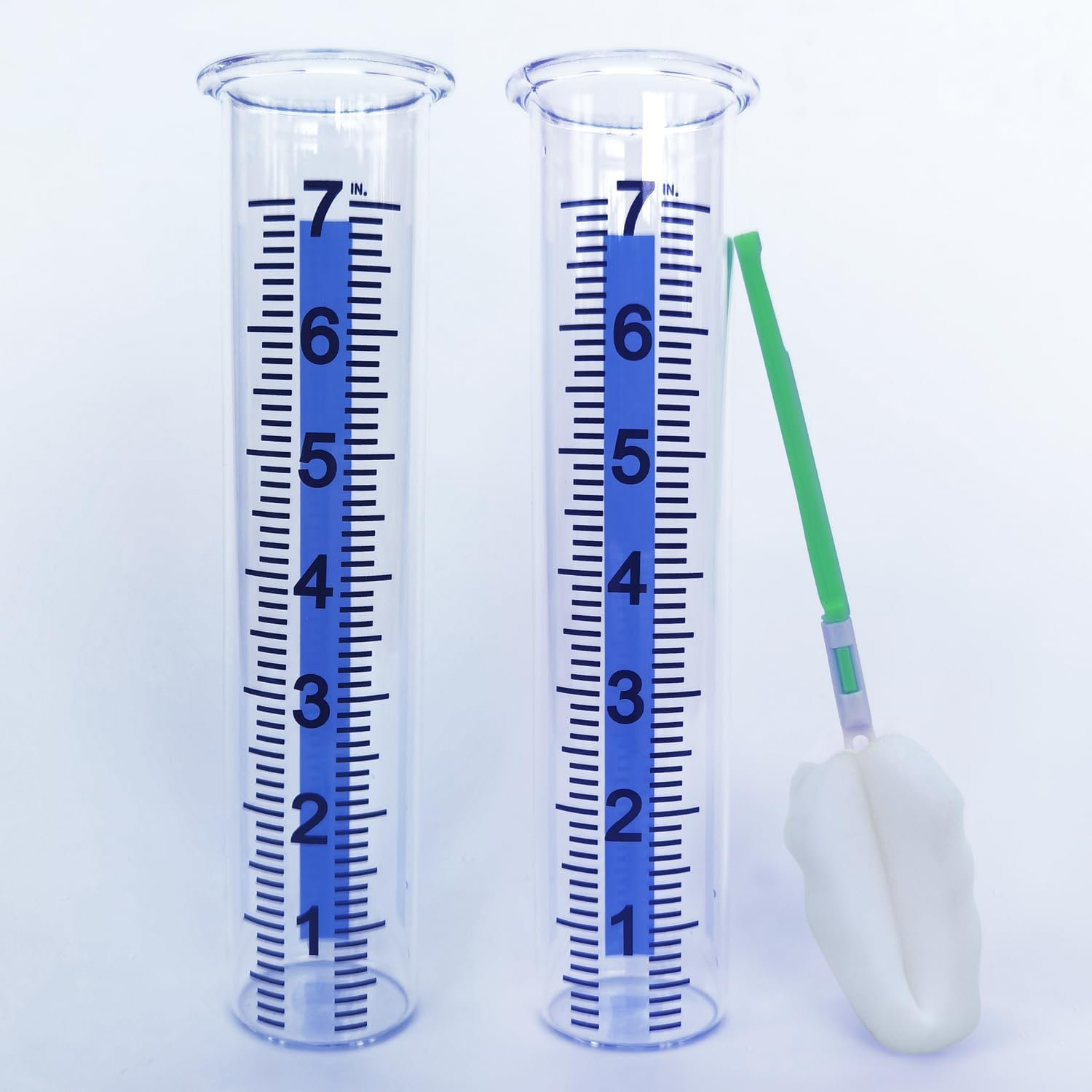 Rain Gauge Replacement Tube Glass, 7" capacity Glass Rain