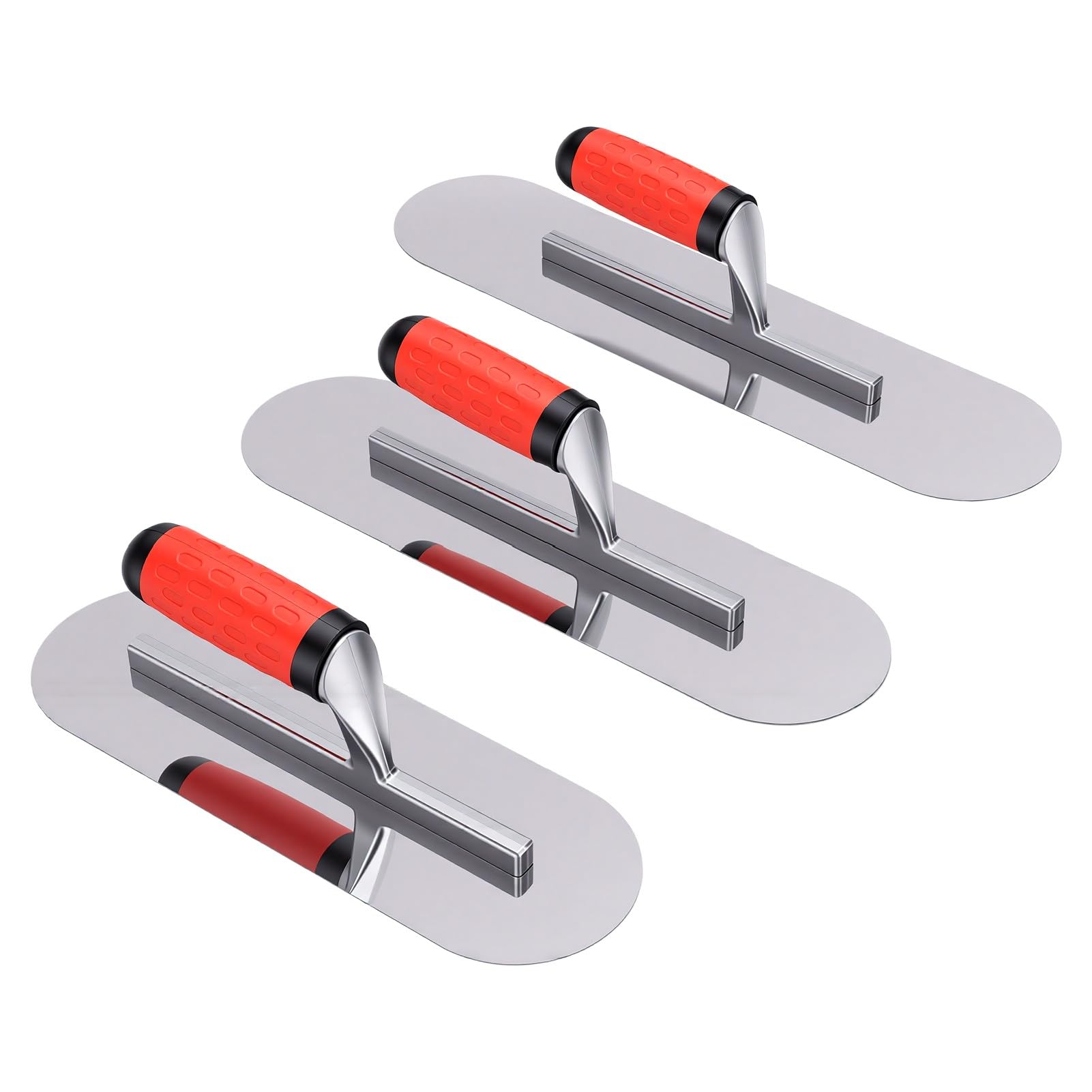 Sxhlseller Jeu de Truelles de Maçonnerie en Acier Inoxydable 3 Pièces,