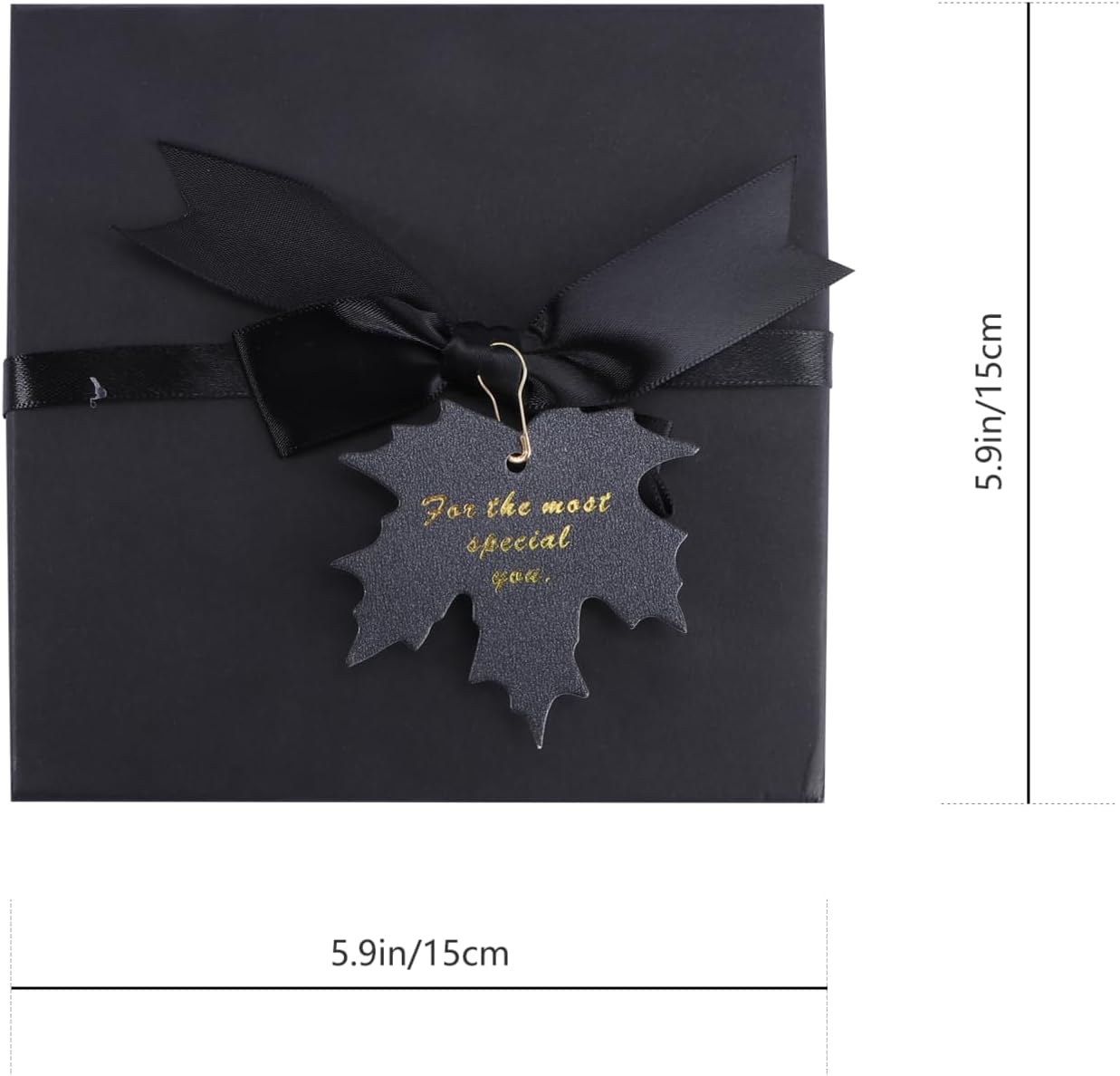 HAMPPLIES Ribbon Bow 15x15x7cm Party Favor Storage Case Perfume Wrapping Holder for Holiday and Packaging image 2