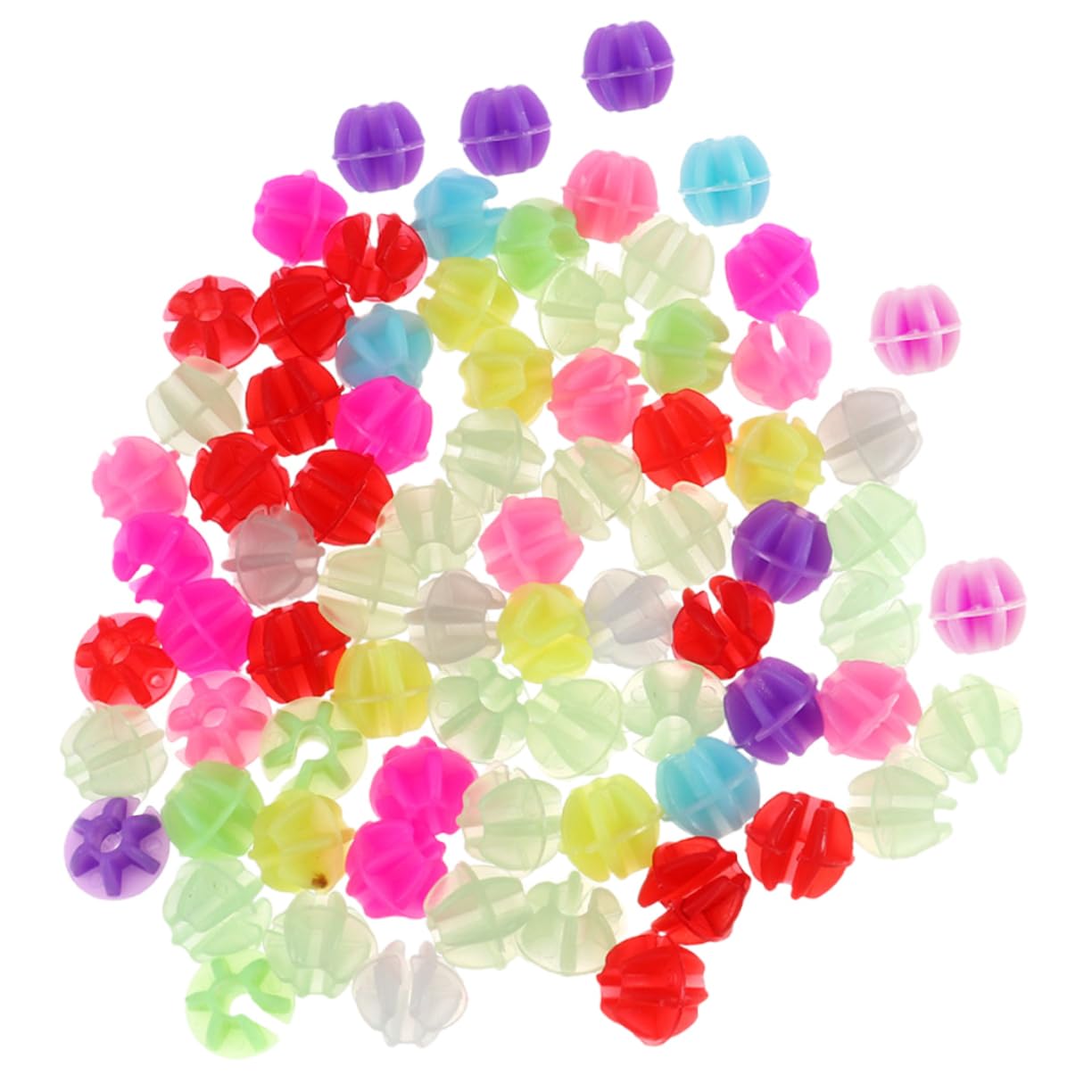 KICHOUSE Cycling Spoke Beads 180pcs Plastic Bike Wheel Spoke Beads Easy to Install for Standard Bike Spokes