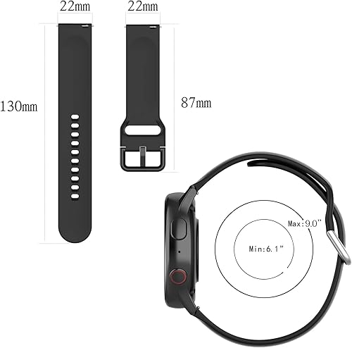 Miniatura 9 de FitTurn Correa compatible con Huawei Watch GT3 de 1.811inGT2 de 1.811inGT Runner Correa de reloj compatible con Huawei Watch 3Watch 3 Pro para