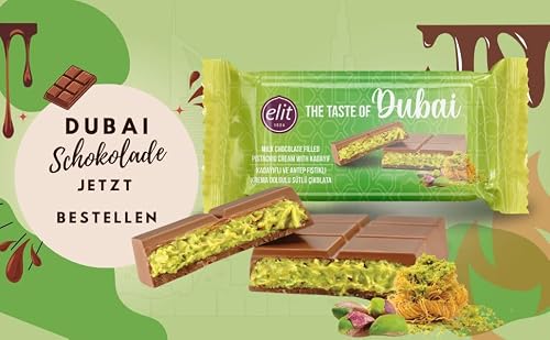 Dubai Schokolade Luna Elit Pistazie Original – 90g