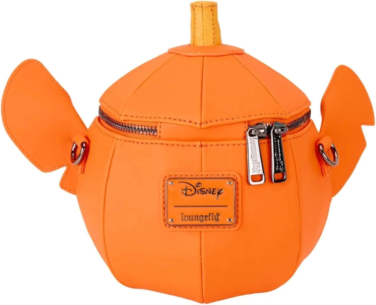 Loungefly Disney Stitch Pumpkin Head Figural Glow Crossbody Bag