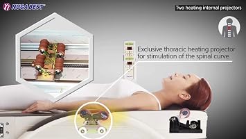 N4 Therapy Medical Massage Bed, Full Body Massage Bed, Back Massage Bed, Acupressure TENS Massage, DEEP Heat and MOXIBUSTION
