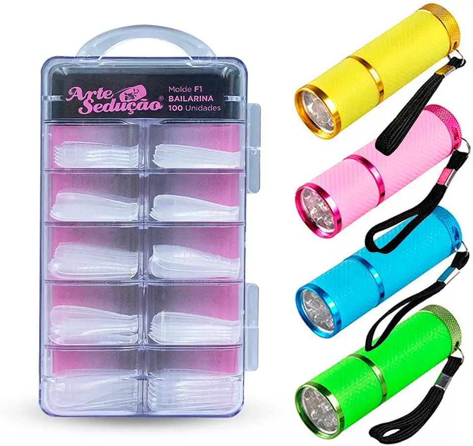 Kit Molde F1 Bailarina 100 und + Lanterna Led Uv Multicolor