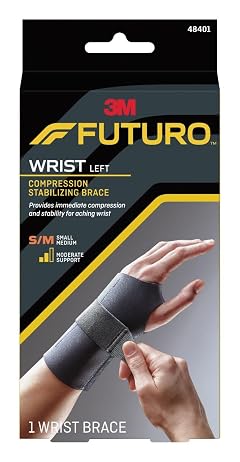 FUTURO Compression Stabilizing Wrist Brace Left Hand S M