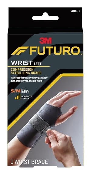 FUTURO Compression Stabilizing Wrist Brace Left Hand S M