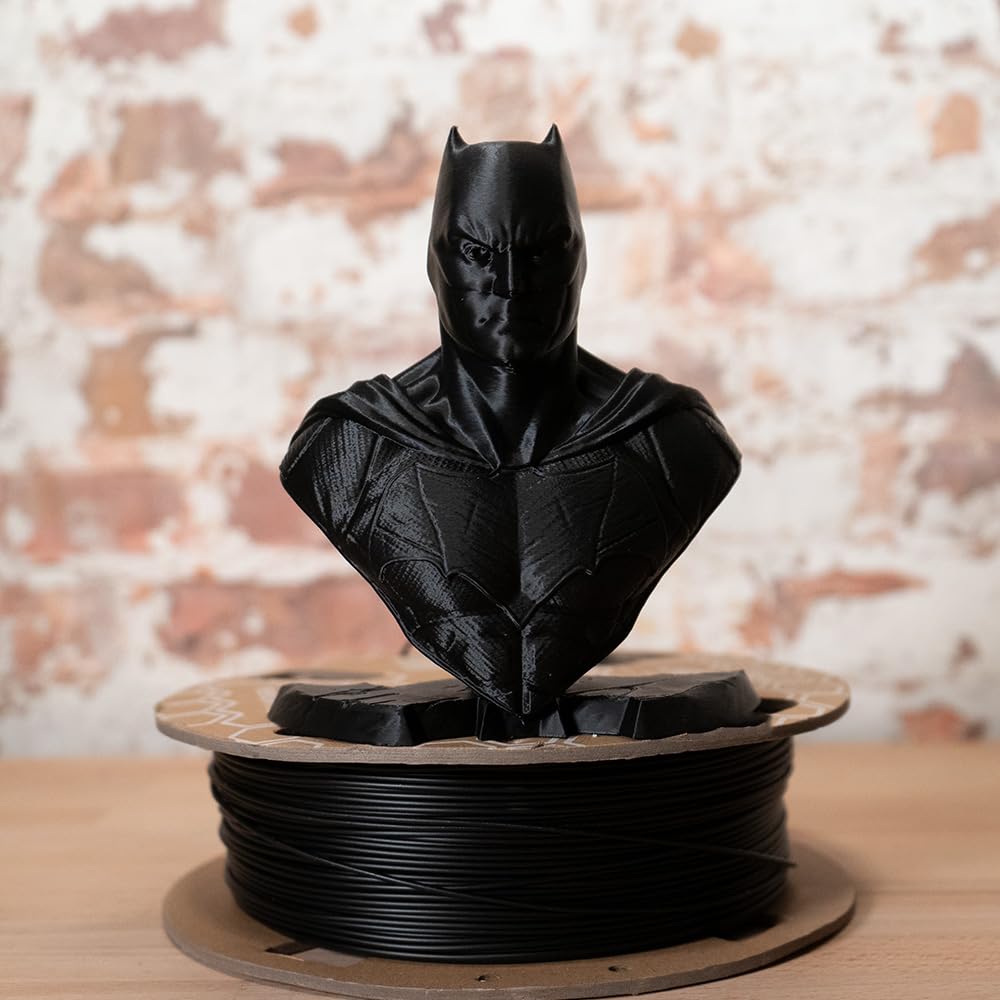 WANHAO Filamento: PLA negro premium 1 kg/1,75 mm – Filamento para impresora 3D