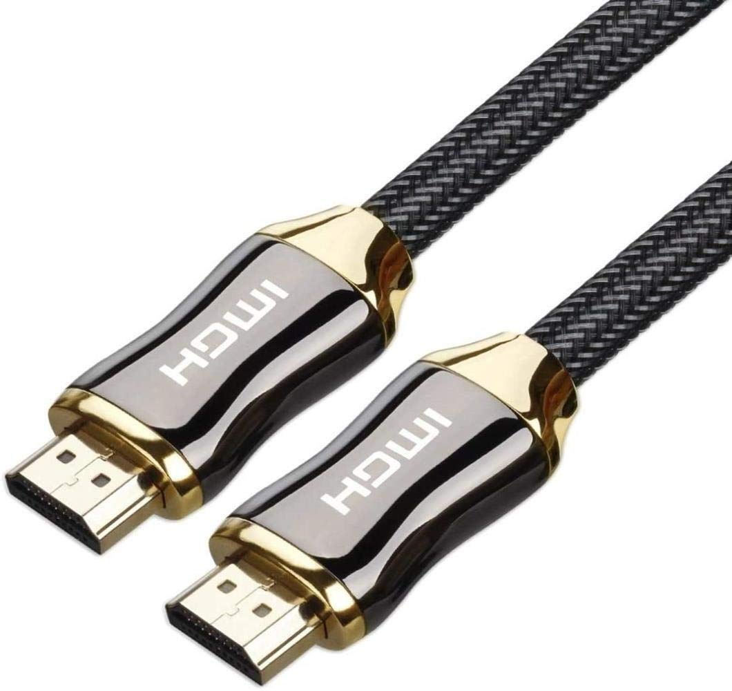 Cavi HDMI, 5m Metallo HDMI Corpo 2.0 ad Alta velocità HDMI 19 Pin Maschio a HDMI 19 Pin Maschi Cavo connettore (Size : 30m)