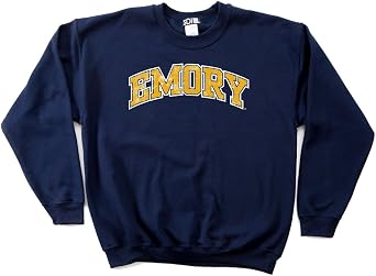 SDI NCAA Emory Eagles 50/50 Blended 8-Ounce Vintage Arch Crewneck Sweatshirt