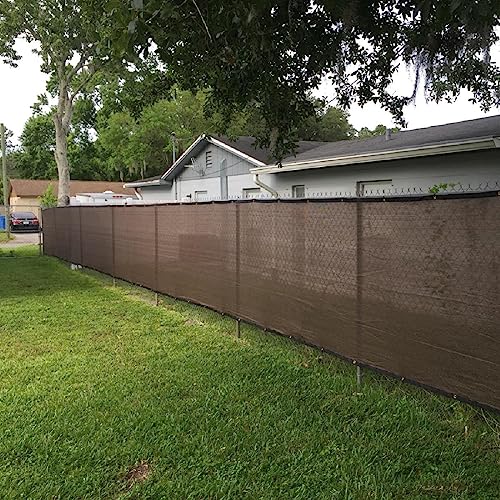 Abrotain Tela de privacidade cerca cerca 1,7 cm x 4,6 m de corrente de tecido decorativo cercas de p