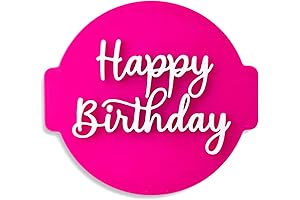 Fondant Stamp for Birthdays, the Perfect Embossered Hello to Your Sweetest Treats