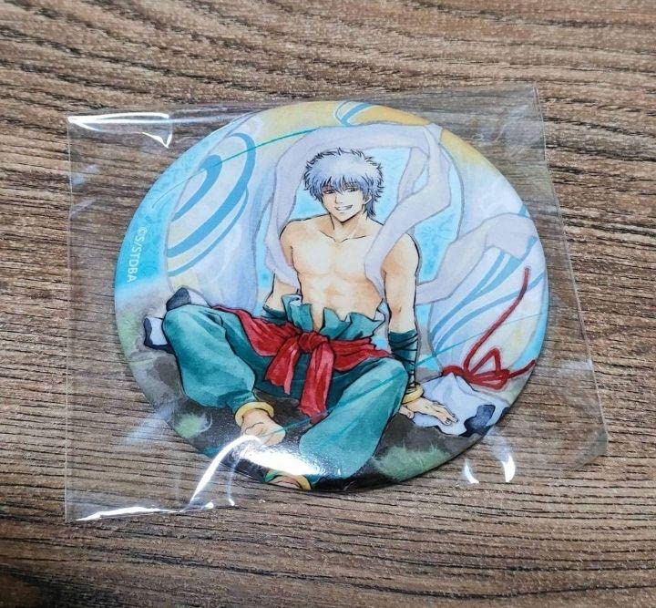 銀魂 風神雷神 銀時 缶バッジ Y121461128低 価格 通販