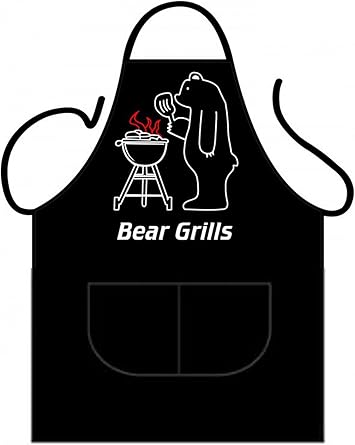 Novelty Apron Funny Adult Kitchen Chef BBQ Cooking Printed Cotton ...