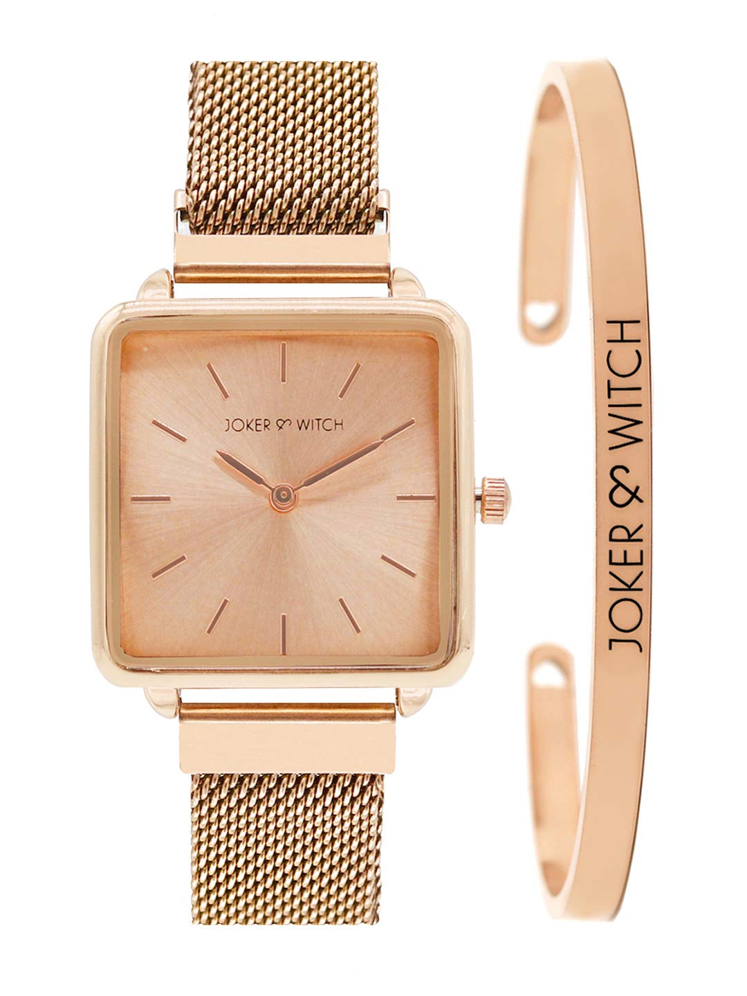 Joker & Witch Stainless Steel Cherry Blossom Rosegold Analogue Watch Bracelet Stack For Women, Rose Gold Dial, Rose Gold Band (B08T9G6DGP) Amazon Price History, Amazon Price Tracker
