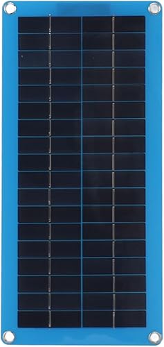 Kit de panel solar portátil, panel solar portátil de silicona policristalina ligera de conservación de energía 100 W para automóviles