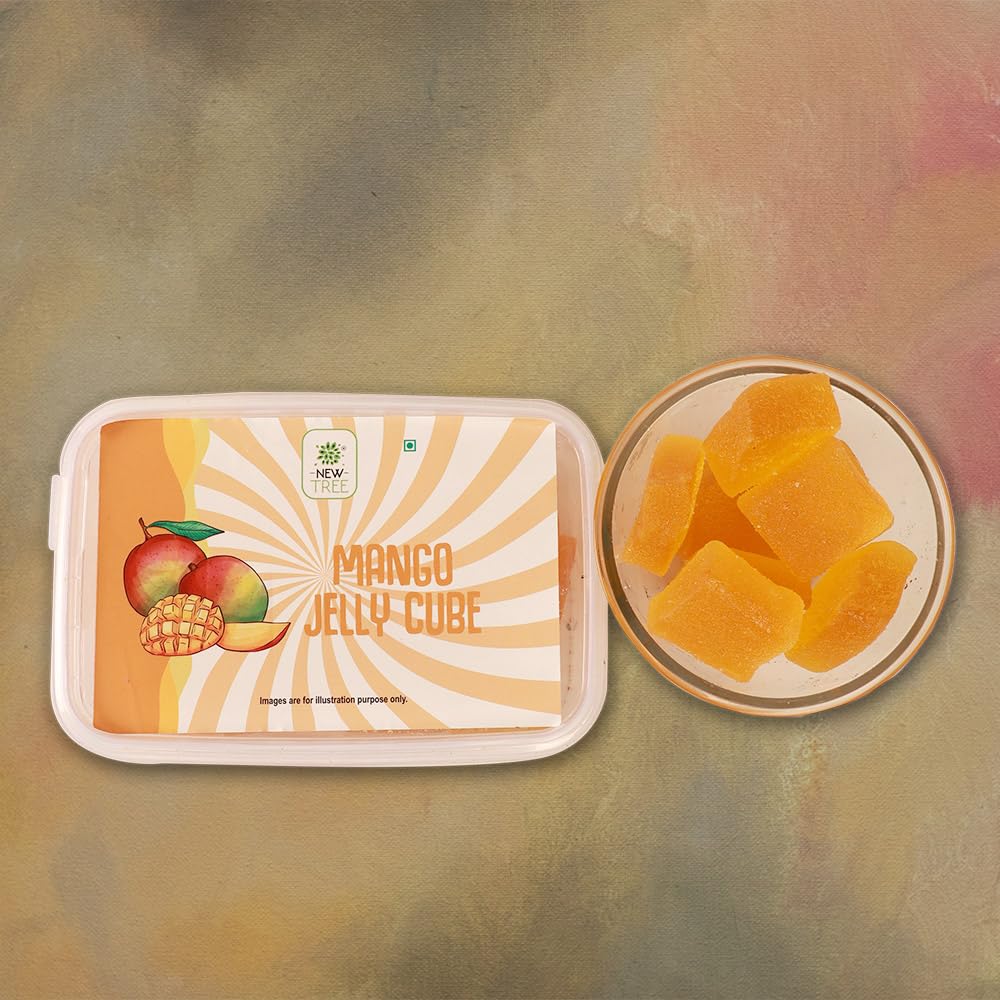 New Tree Mango Jelly Cubes 210gms