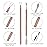 2PCS Cuticle Pusher and Cutter with Storage Case,Professional Cuticle Pusher Nail Polish Remover Stainless Steel Manicure Tool Set,Durable Pedicure Manicure Tools for Fingernails Toenails (Rose-Gold)