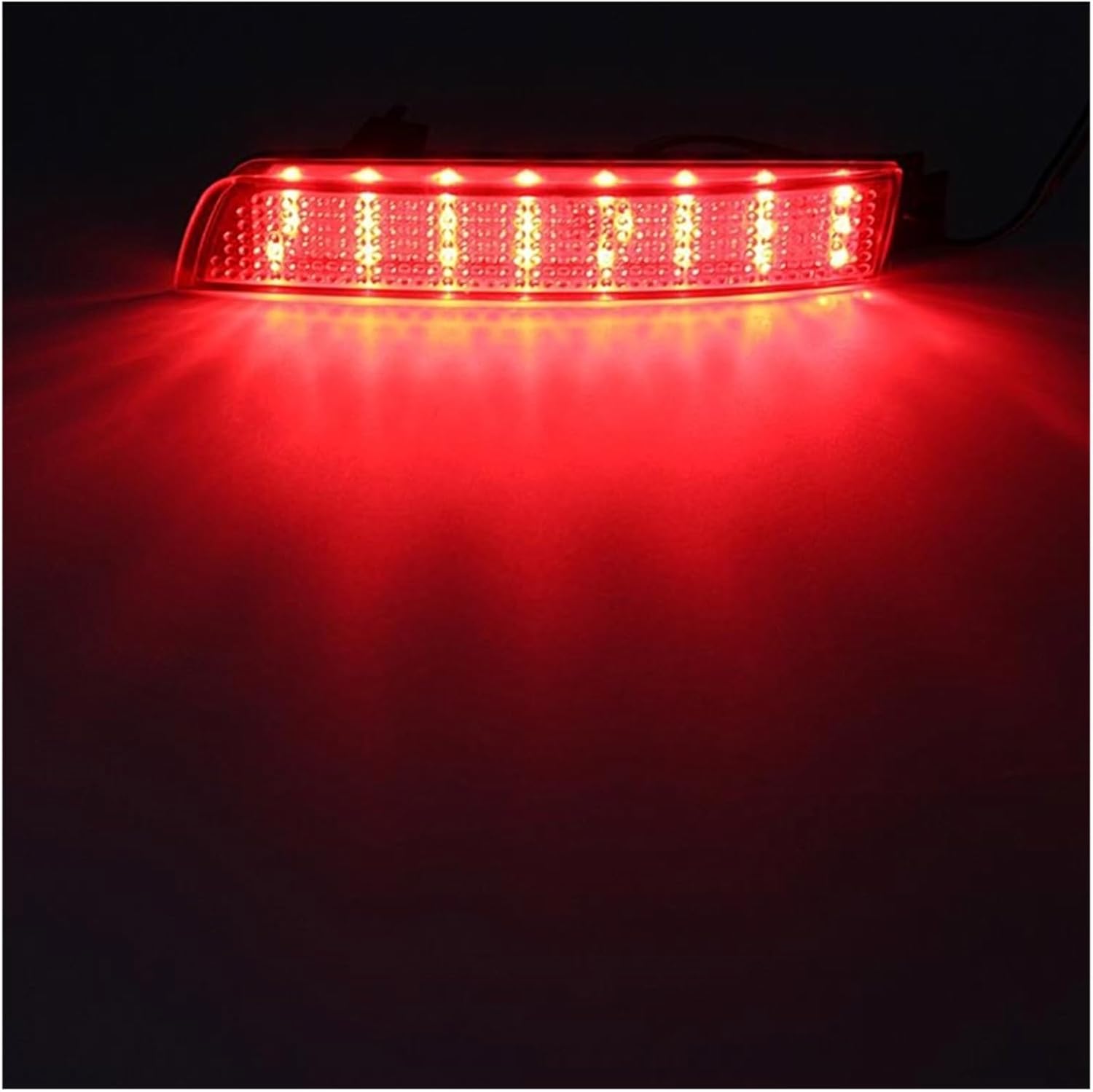 Car Rear Bumper Tail Brake Light Reflector Light Red Lens Compatible With Nissan Juke/Murano