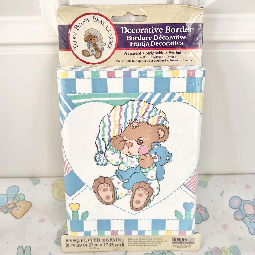 Teddy Beddy Bear ヴィンテージ　ウォールペーパー　ファンシートイ Amazon.co.jp: Teddy Beddy Bear ヴィンテージ ウォールペーパー