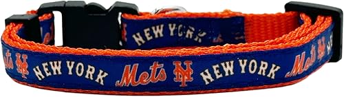 Miniatura 13 de MLB CAT Collar de satén de Los Angeles Angels, collar de equipo de béisbol para perros y gatos. Un collar de gato brillante y colorido con colgante