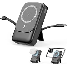 26800mAh Magnetic Power Bank Portable Charger with Built in Cable and Stand