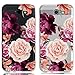 BAISRKE Galaxy J7 V Case,Galaxy J7 Prime Case, Slim Shockproof Clear Floral Pattern Soft Flexible TPU Back Cove for Galaxy J7 V / J7 2017 / J7 Prime / J7 Perx / J7 Sky Pro/Galaxy Halo [Purple]