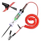 KELOTECH Vehicles Automotive Circuits Voltage Tester Pen Measurement Range DC 3.0V~DC 80.0V Resolution 0.1V with 3-digits Displaying and Overload Prompting for Cars Trucks Motorbikes Electric Bicycles