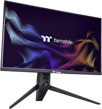 Thermaltake 27" Flat Gaming Monitor | 400 nits | Premium IPS | QHD 2560x1440 | 165Hz | AMD FreeSync Premium/G-SYNC Compatible