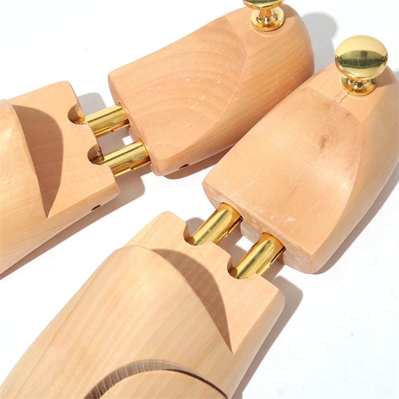 Ensanchador de zapatos Unisex, estante moldeador árboles, madera ajustables, botas, expansor, talla S/M/L, 1 par