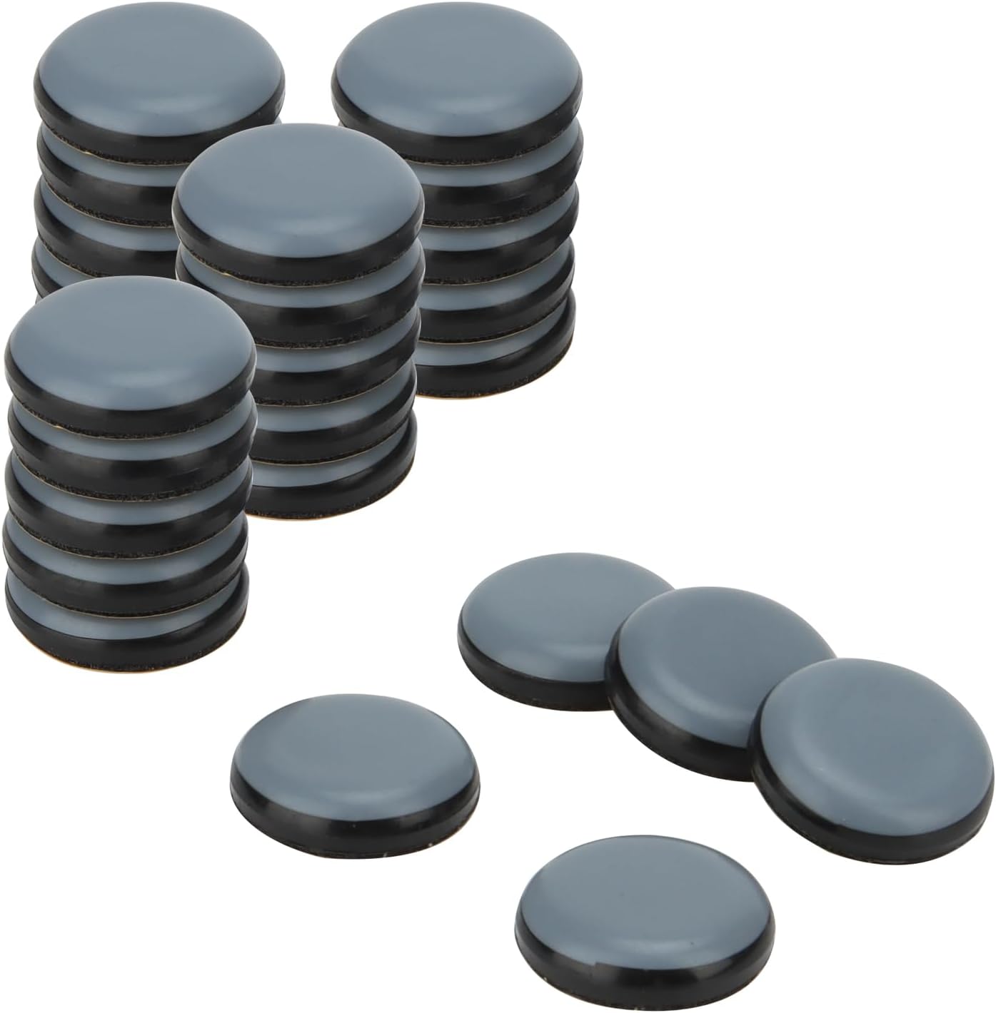 JOIKIT 25Pcs Small Furniture Sliders and Gliders, 25mm Round Mini