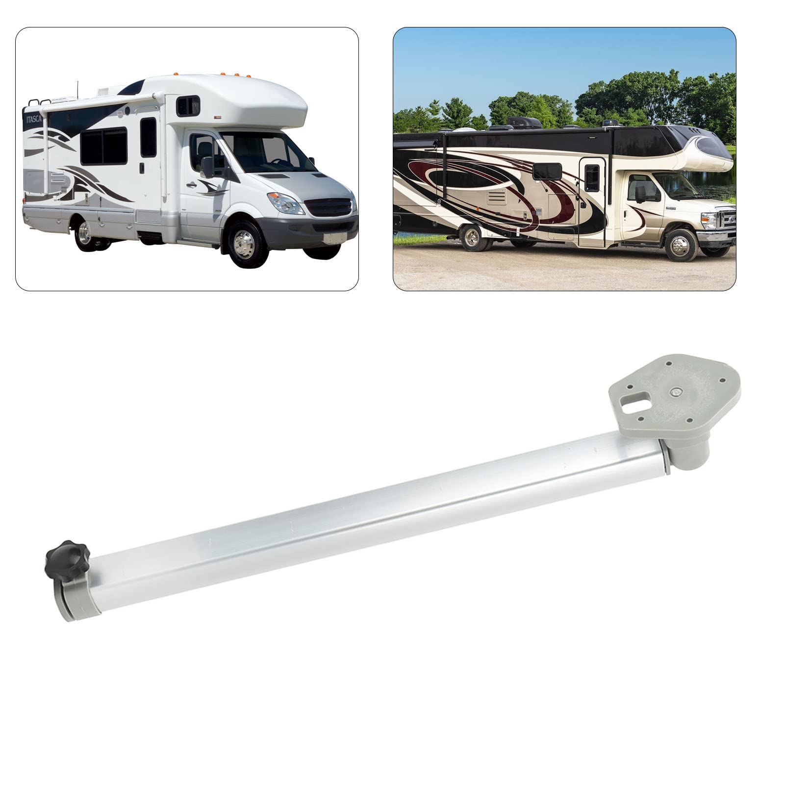 Pieds de table pliante pour camping-car, 560-930mm Pied de table pour meubles de camping-car Pieds de table télescopique pour bar, pied de support pour table à manger murale