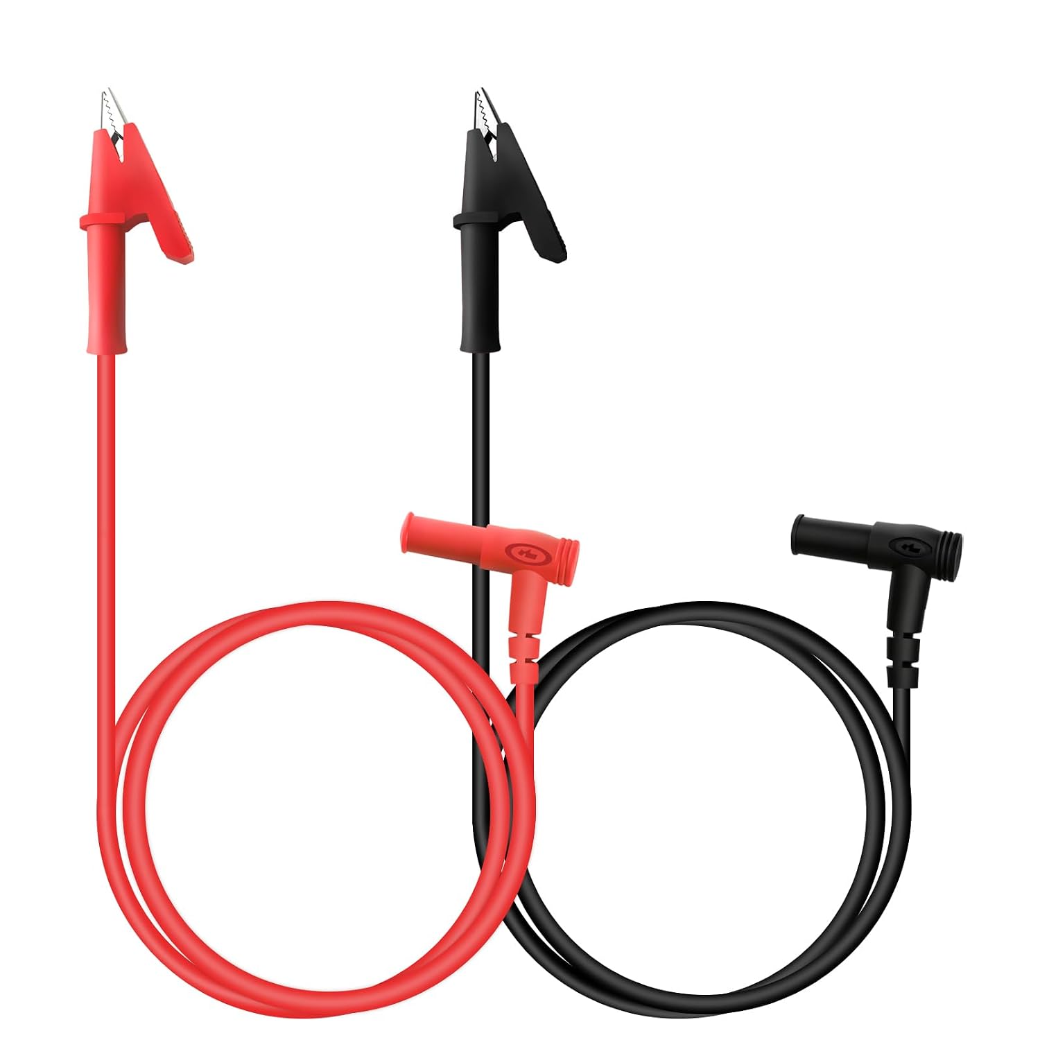 3.3FT Multimeter Test Leads, 4mm Banana Plug to Alligator Clips