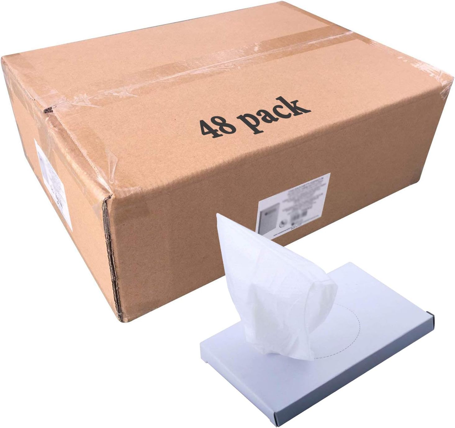 VINN DUNN Hygiene Disposal Bags 48 Packs/Sanitary Disposal bag for Sanitary Pads Diaper Tampons Bathroom | 25 Bags per Pack, 48 Packs, 1200 pcs